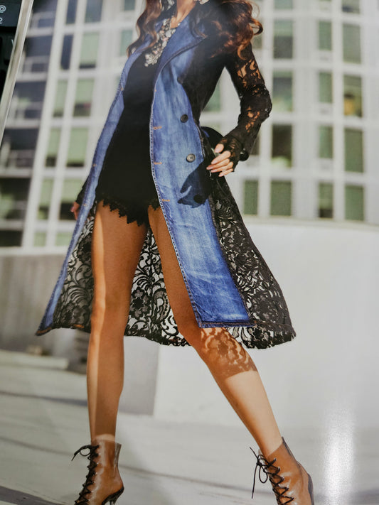 Black and Denim Beauty Jacket