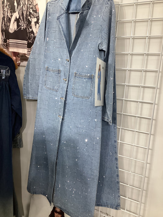 Bling Bling Denim Checkerboard Set