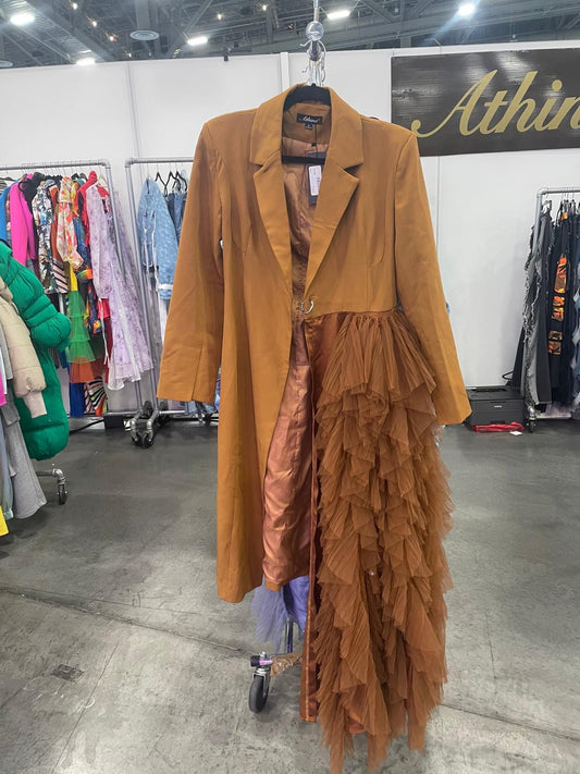 Tulle To The Floor Coat-dress