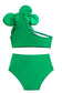 Single Shoulder Top and Brief Swim Set