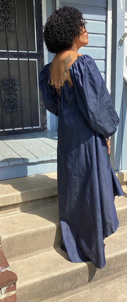 Connected Denim Dress