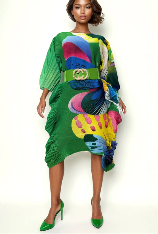 Waving By Dress