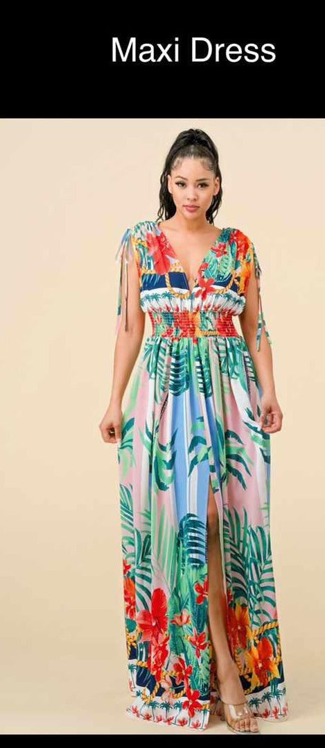 Tropical Delight Maxi Dress
