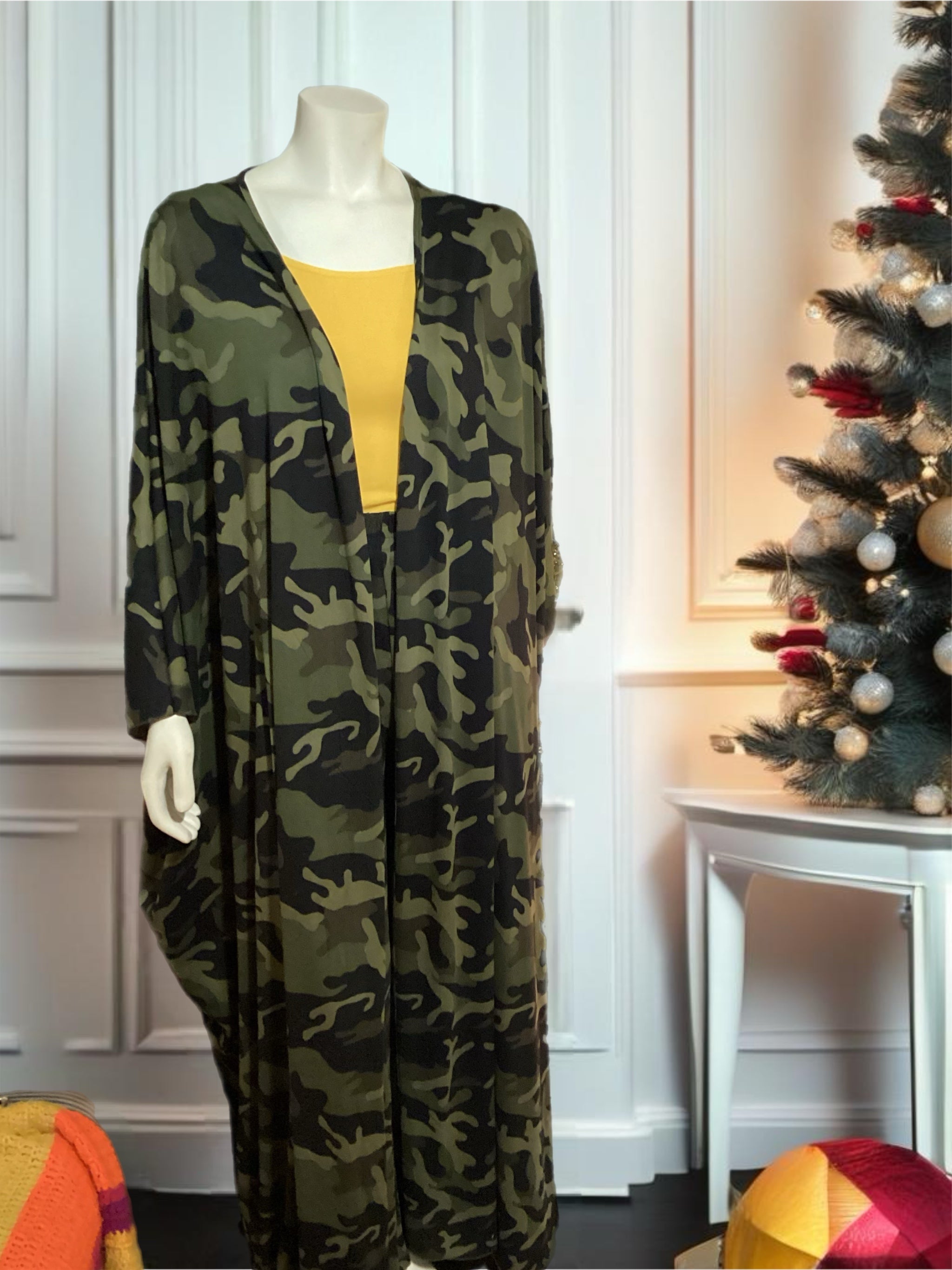 Camo Duster Pant Set