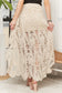 Crochet and Lace Skirt