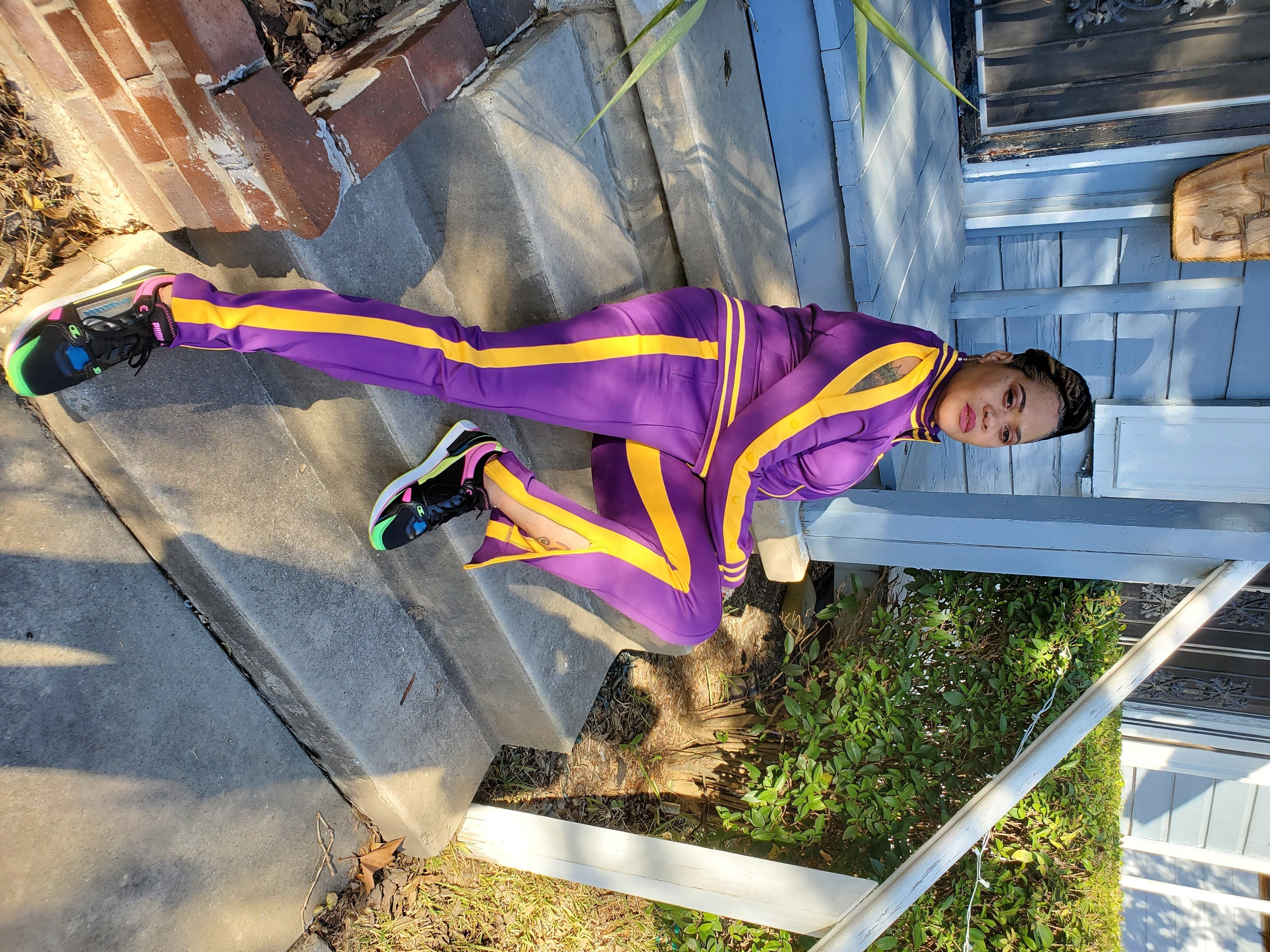 Cold Shoulder Track Set - Sweat Suit