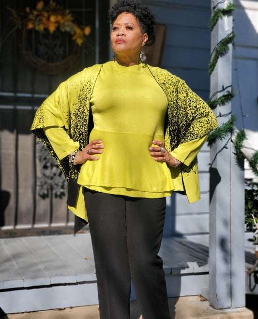 Lime About Fall Top