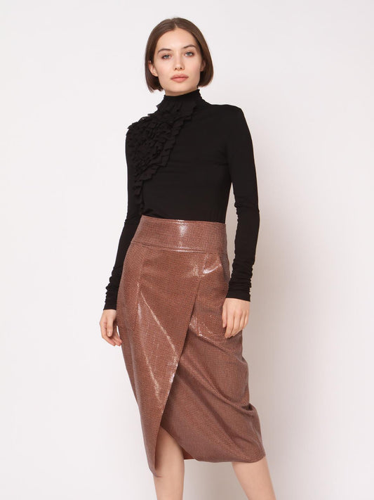 Vee Split Front Skirt