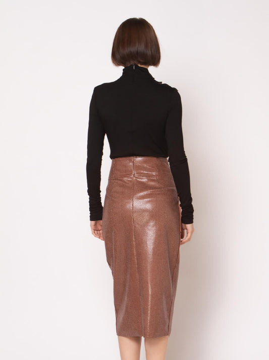 Vee Split Front Skirt