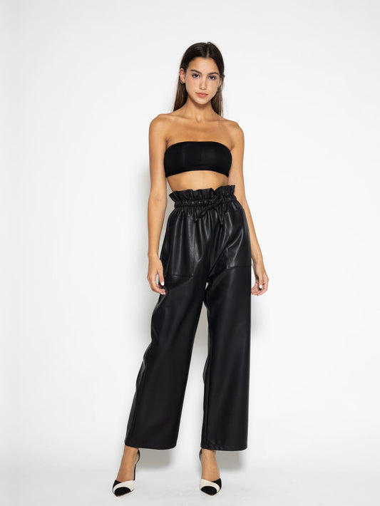 Paperbag Waist Ankle Pant